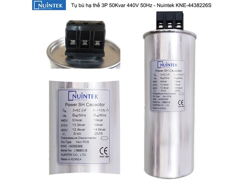 Tụ bù hạ thế Loại khô 3P 50Kvar 440V 50Hz